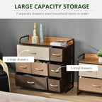 7 - Drawer Dresser - 3 - Tier Storage Organizer with Steel Frame - product type - NovaVisio