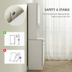 71" Kitchen Pantry Cabinet - Tall Storage Organizer with Shelves - product type - NovaVisio