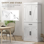 72" Tall Kitchen Cabinet - Pantry Storage Organizer with Shelves - product type - NovaVisio