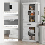 72" Tall Kitchen Cabinet - Pantry Storage Organizer with Shelves - product type - NovaVisio