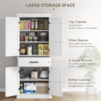 72" Tall Kitchen Cabinet - Pantry Storage Organizer with Shelves - product type - NovaVisio