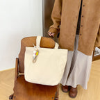 Canvas Casual Large Capacity Shoulder Bag For Women