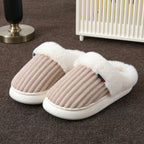Plush Slippers Winter Thickened Coral Couple
