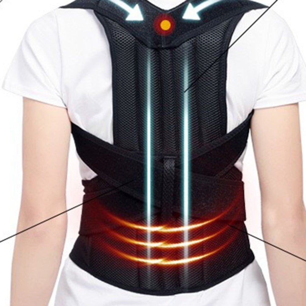 Adjustable Posture Corrector - Back Support Brace for Spine Alignment & Pain Relief - product type - NovaVisio