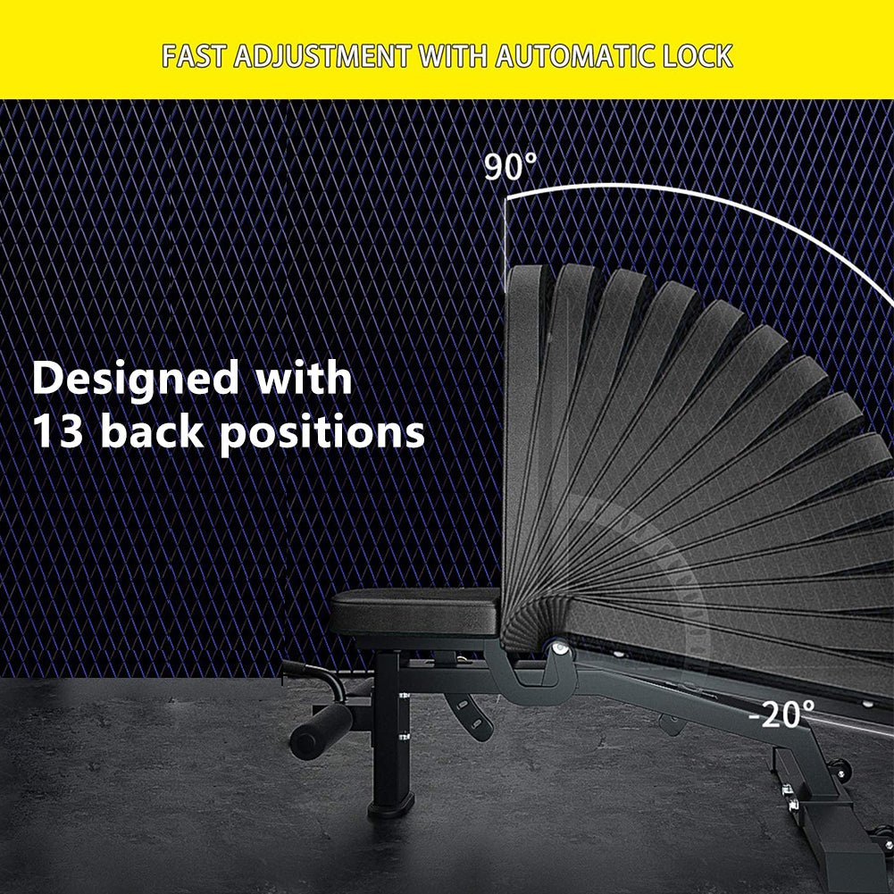 Adjustable Strength Training Bench Press Home Full Body Workout Foldable Weight Benches Gym Multi - functional Fitness Dumbbell Chair - product type - NovaVisio
