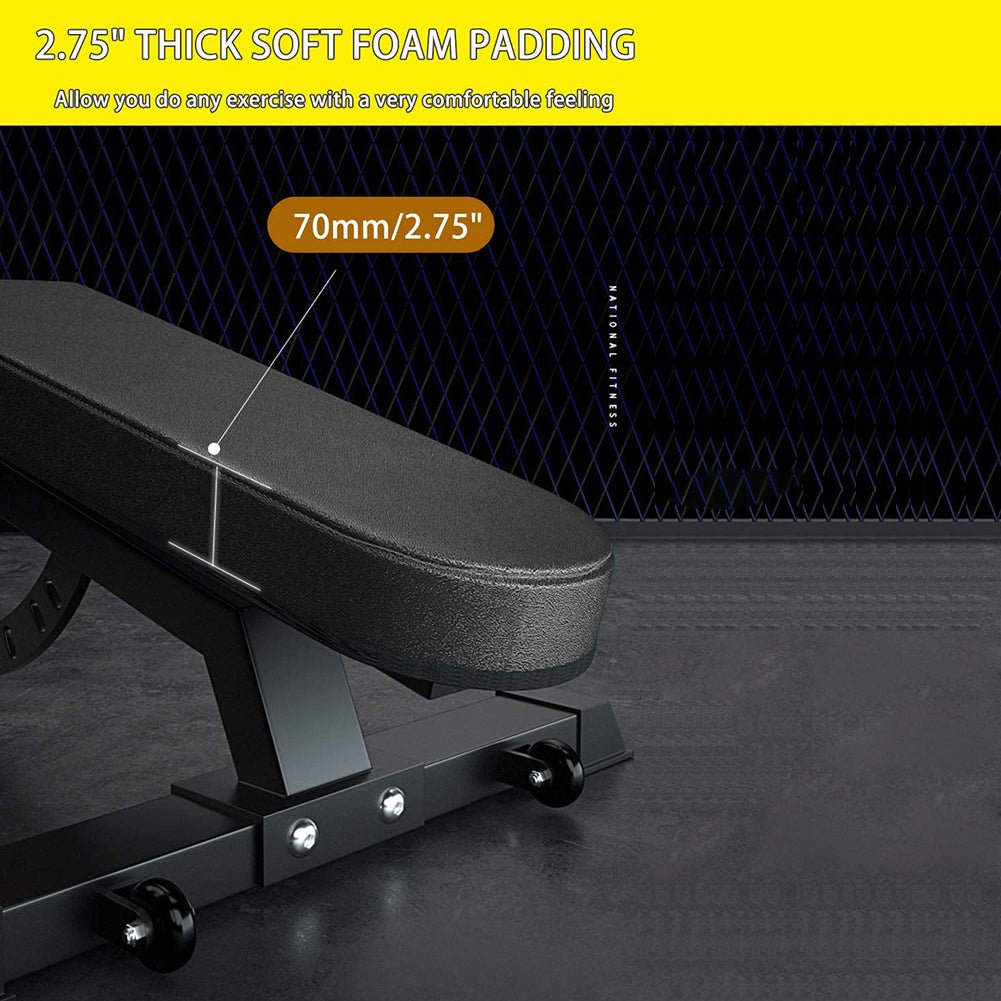 Adjustable Strength Training Bench Press Home Full Body Workout Foldable Weight Benches Gym Multi - functional Fitness Dumbbell Chair - product type - NovaVisio