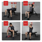 Adjustable Strength Training Bench Press Home Full Body Workout Foldable Weight Benches Gym Multi - functional Fitness Dumbbell Chair - product type - NovaVisio