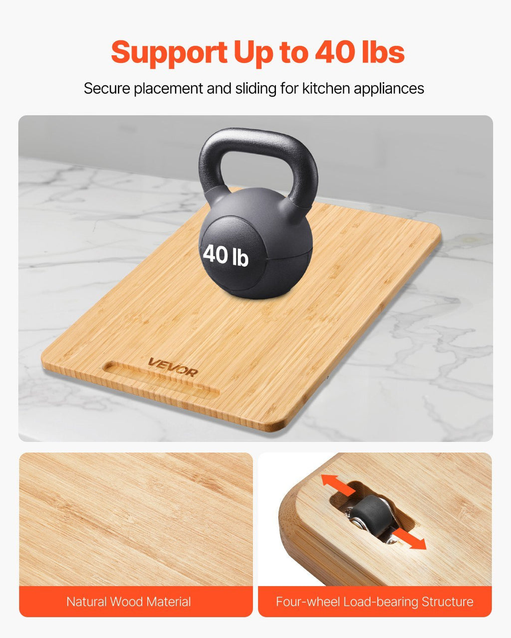 Appliance Slider 16 x 12 Inch - Kitchen Countertop Sliding Tray for Heavy Appliances - product type - NovaVisio