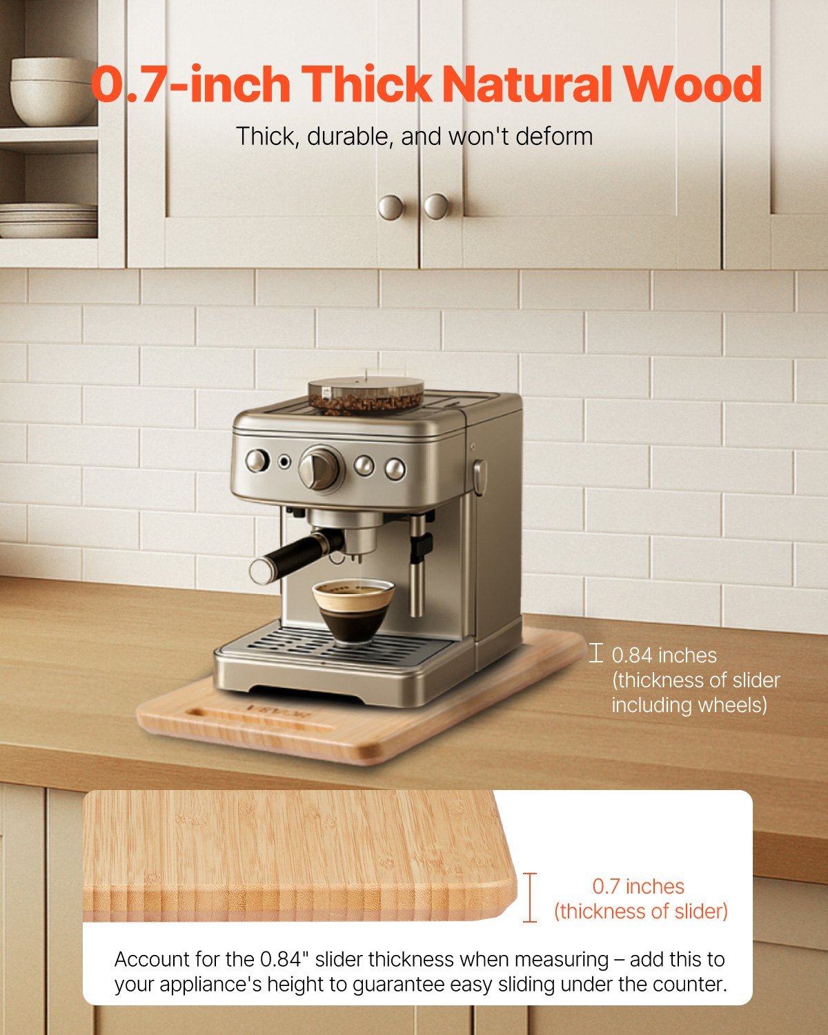 Appliance Slider 16 x 12 Inch - Kitchen Countertop Sliding Tray for Heavy Appliances - product type - NovaVisio