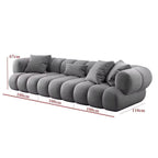 ATUNUS American Large Velvet Home Furniture Nordic Modern L Shape Corner Living Room Modular Sectional Sofa Couch Set - product type - NovaVisio
