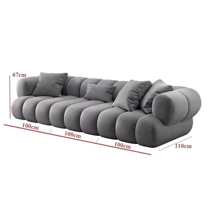 ATUNUS American Large Velvet Home Furniture Nordic Modern L Shape Corner Living Room Modular Sectional Sofa Couch Set - product type - NovaVisio