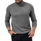 Autumn And Winter New High - elastic Turtleneck Knitted Cashmere Sweater Thickened Young Men's Warm Undercoat - product type - NovaVisio