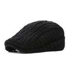 Versatile Forward Ear Flap Fleece Lined Warm Men's Hat For Autumn And Winter