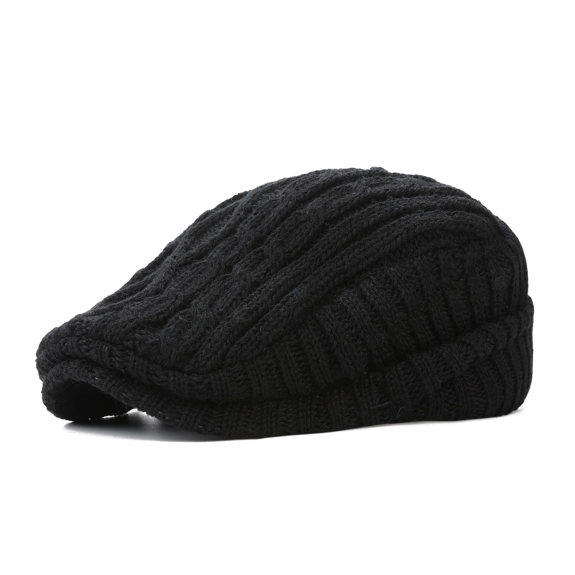 Versatile Forward Ear Flap Fleece Lined Warm Men's Hat For Autumn And Winter
