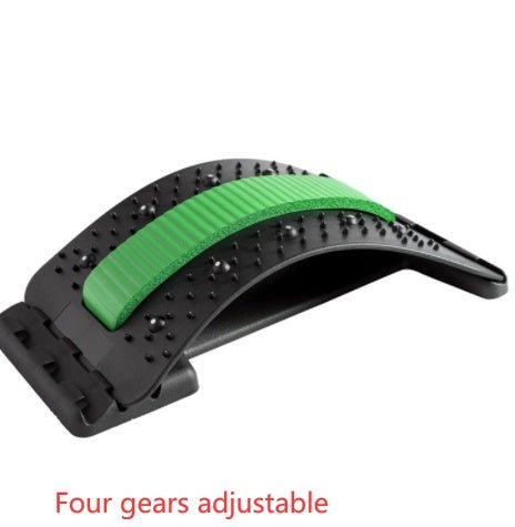 Back Stretcher Adjustable Back Cracker Massage Waist Neck Fitness Lumbar Cervical Spine Support Pain Relief - product type - NovaVisio