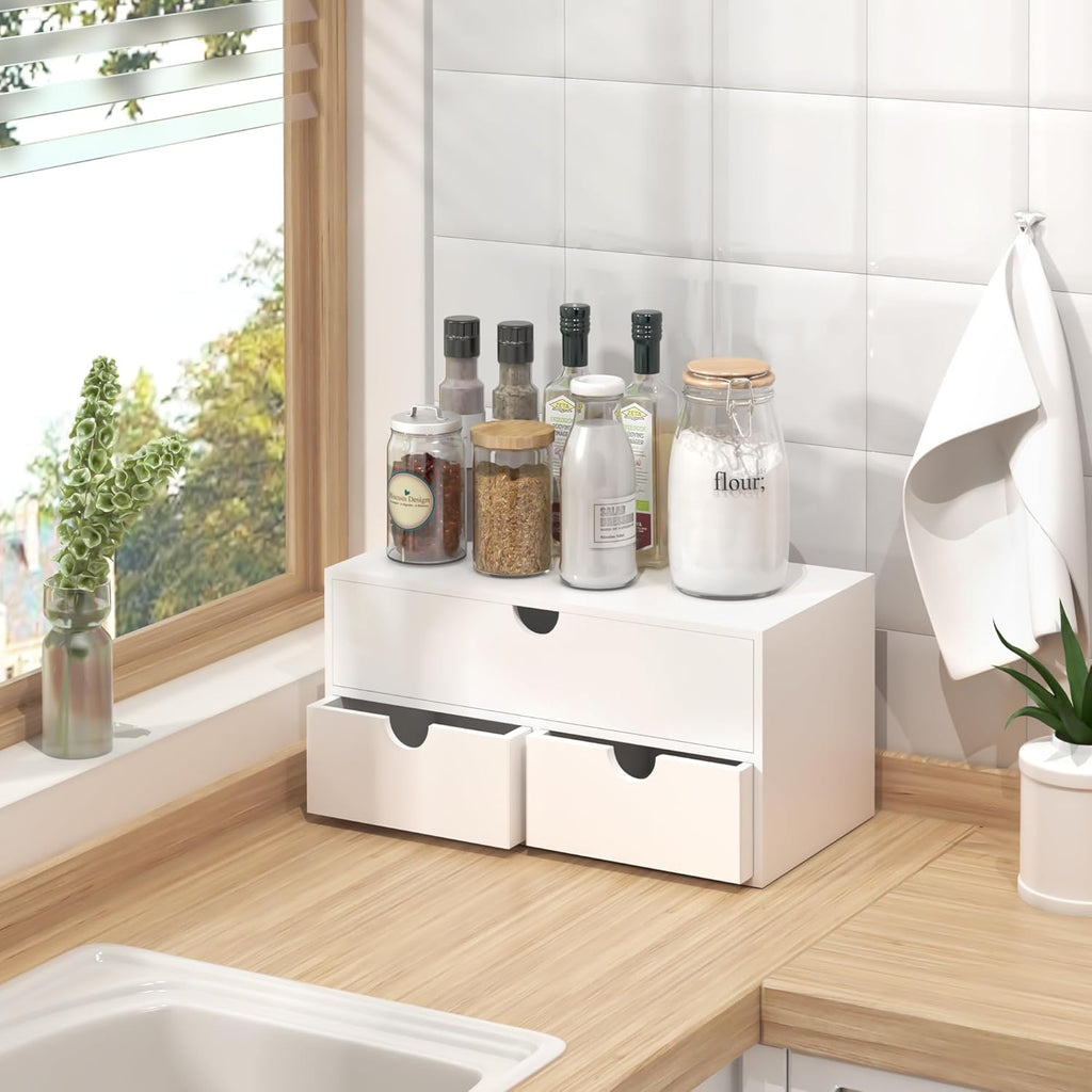 Bamboo Desk Organizer - Desktop Storage for Office & Kitchen - product type - NovaVisio