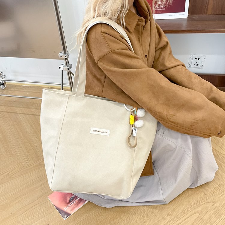 Canvas Casual Large Capacity Shoulder Bag For Women - product type - NovaVisio