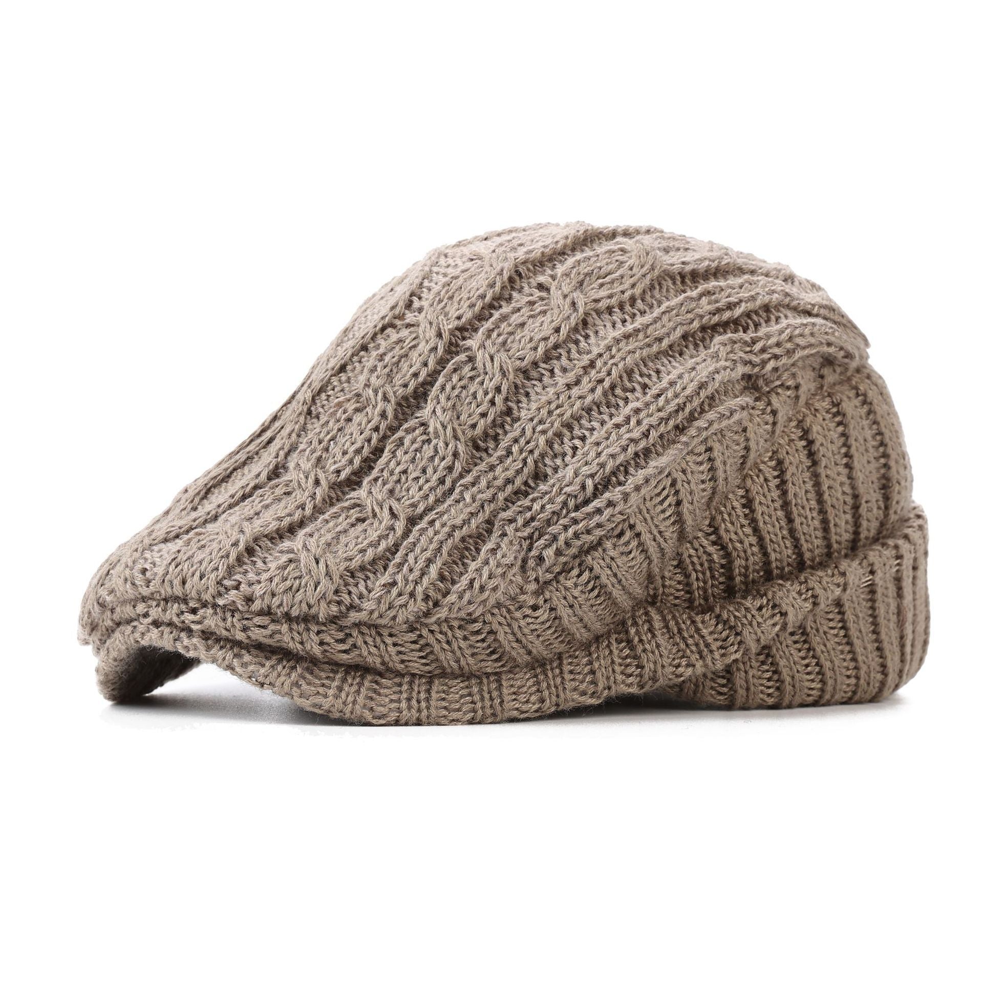 Versatile Forward Ear Flap Fleece Lined Warm Men's Hat For Autumn And Winter