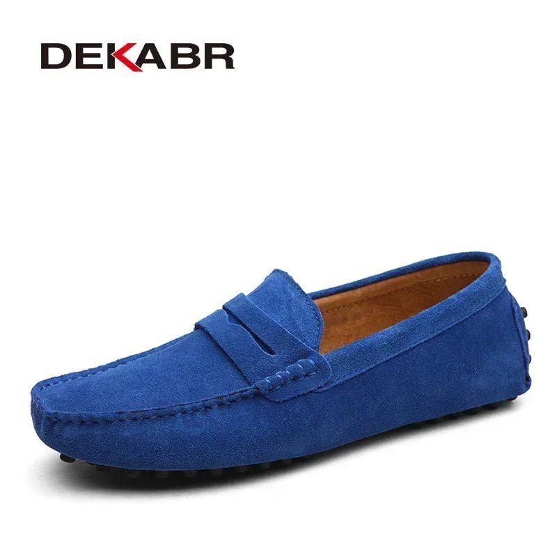 DEKABR New Arrival Men Driving Moccasins Genuine Leather Loafers Casual Fashion Wedding Men Footwear Large Size 38~49 - product type - NovaVisio