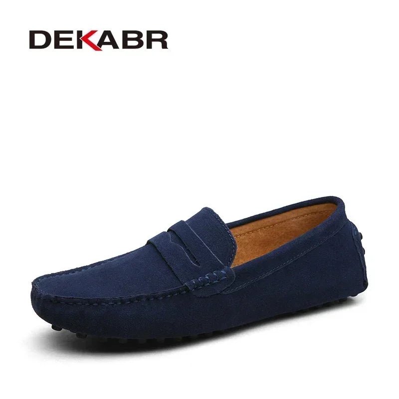 DEKABR New Arrival Men Driving Moccasins Genuine Leather Loafers Casual Fashion Wedding Men Footwear Large Size 38~49 - product type - NovaVisio