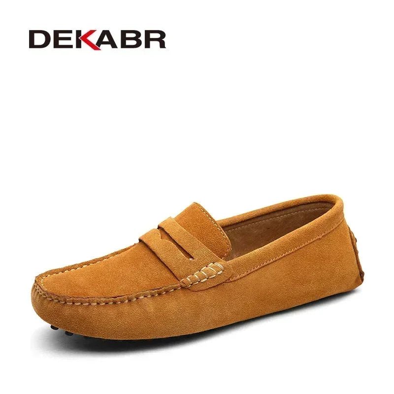 DEKABR New Arrival Men Driving Moccasins Genuine Leather Loafers Casual Fashion Wedding Men Footwear Large Size 38~49 - product type - NovaVisio