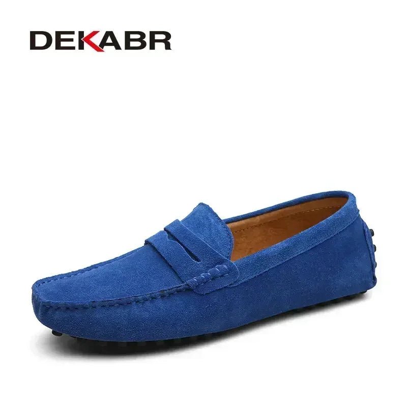DEKABR New Arrival Men Driving Moccasins Genuine Leather Loafers Casual Fashion Wedding Men Footwear Large Size 38~49 - product type - NovaVisio