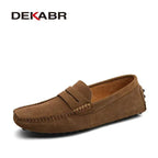 DEKABR New Arrival Men Driving Moccasins Genuine Leather Loafers Casual Fashion Wedding Men Footwear Large Size 38~49 - product type - NovaVisio