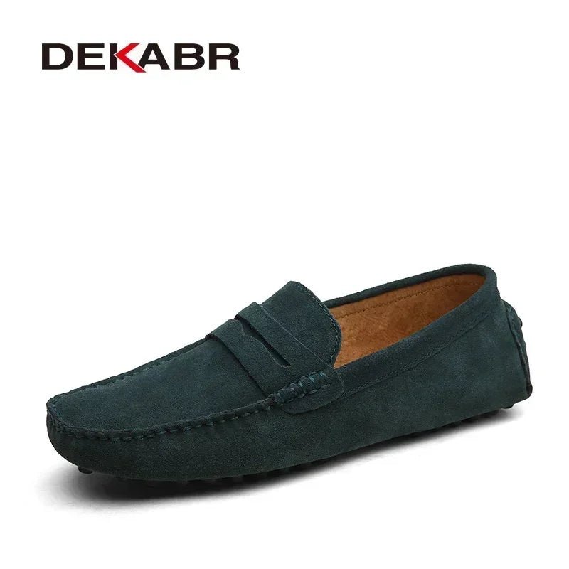 DEKABR New Arrival Men Driving Moccasins Genuine Leather Loafers Casual Fashion Wedding Men Footwear Large Size 38~49 - product type - NovaVisio