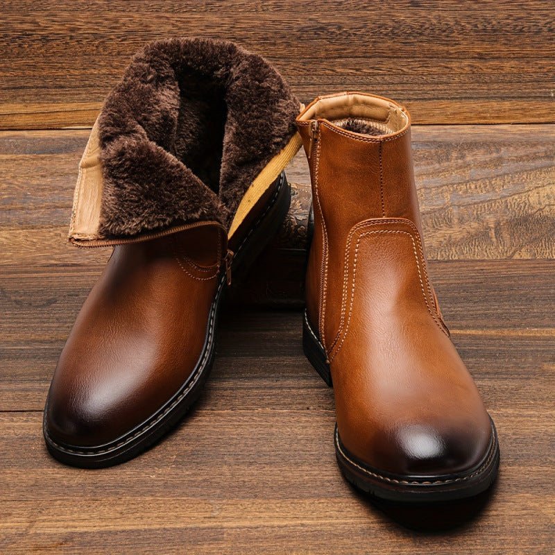 Dress Boots With Zipper Faux Fur - product type - NovaVisio