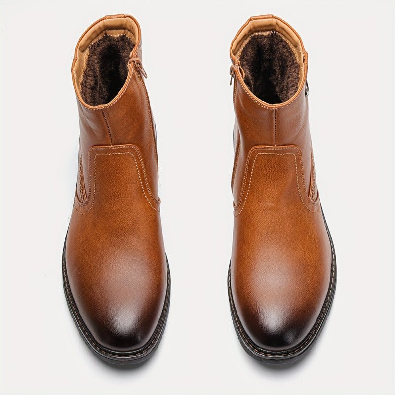 Dress Boots With Zipper Faux Fur - product type - NovaVisio