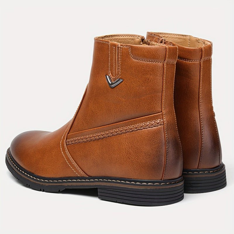 Dress Boots With Zipper Faux Fur - product type - NovaVisio
