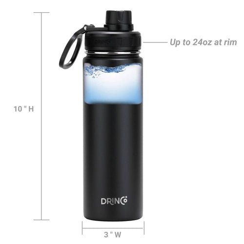 DRINCO® 22oz Insulated Water Bottle - Premium Stainless Steel Sport Bottle - product type - NovaVisio