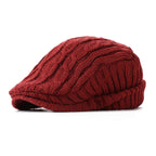Versatile Forward Ear Flap Fleece Lined Warm Men's Hat For Autumn And Winter