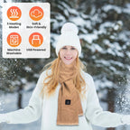 Electric Heated Winter Scarf USB Heating Neck Wrap - product type - NovaVisio
