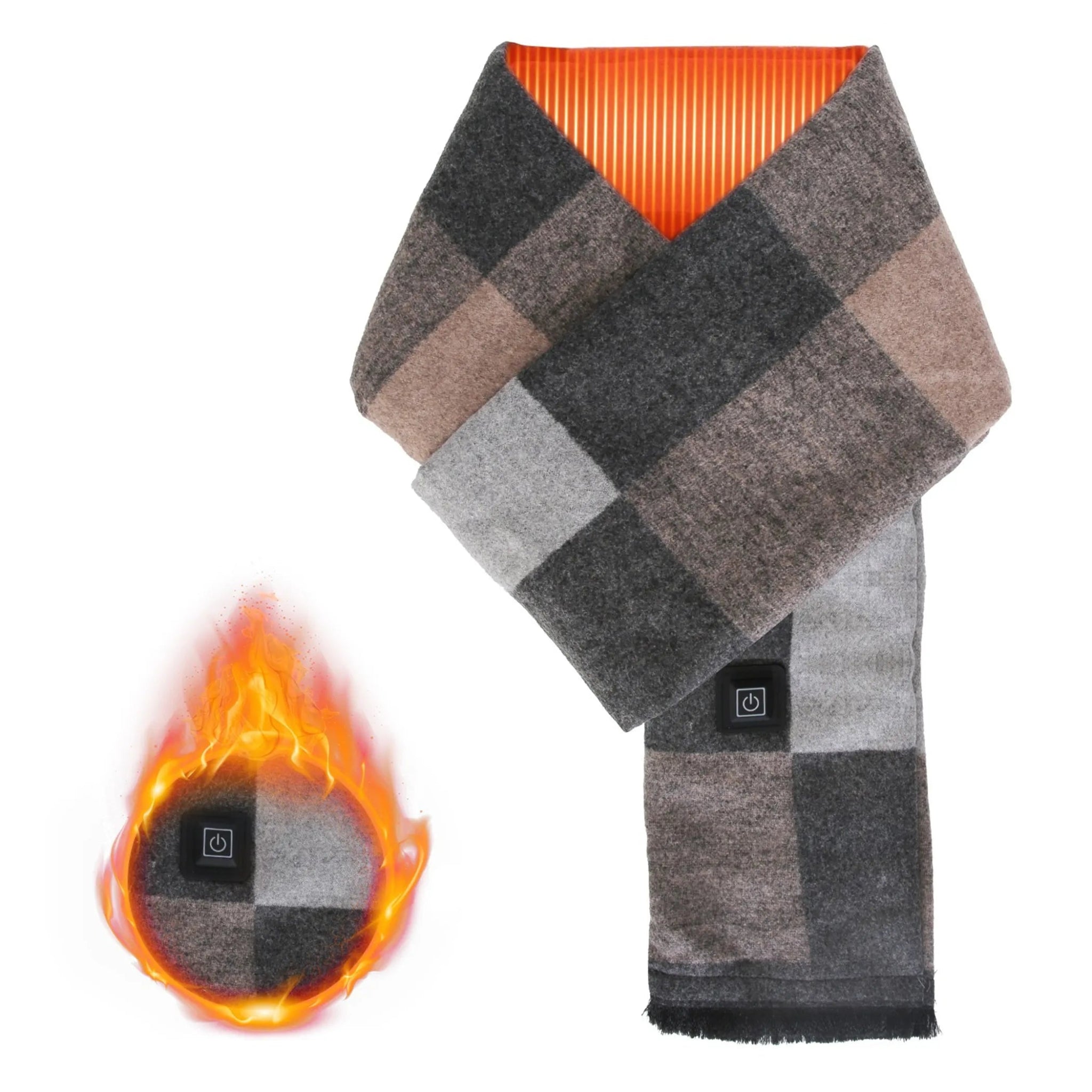 Electric Heated Winter Scarf USB Heating Neck Wrap Unisex Heated - product type - NovaVisio