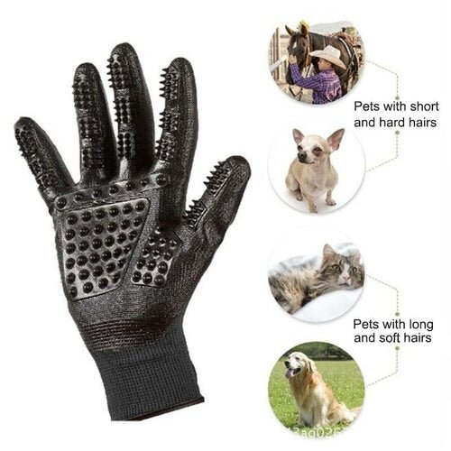 Fast Shipping 1 Pair Pet Grooming Gloves - product type - NovaVisio