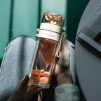 Glass Water Bottle With Tea Infuser Filter Tea Separation Double Wall Glass Bottle Leakproof Water Bottle - product type - NovaVisio