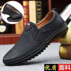 Handmade Leather Shoes Men Casual Sneakers Comfort Design Man Shoe Business Leather Loafers Men Shoes Moccasins Tooling Shoe - product type - NovaVisio