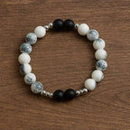Handmade Natural stone Bead Black Onyx Bracelet - product type - NovaVisio