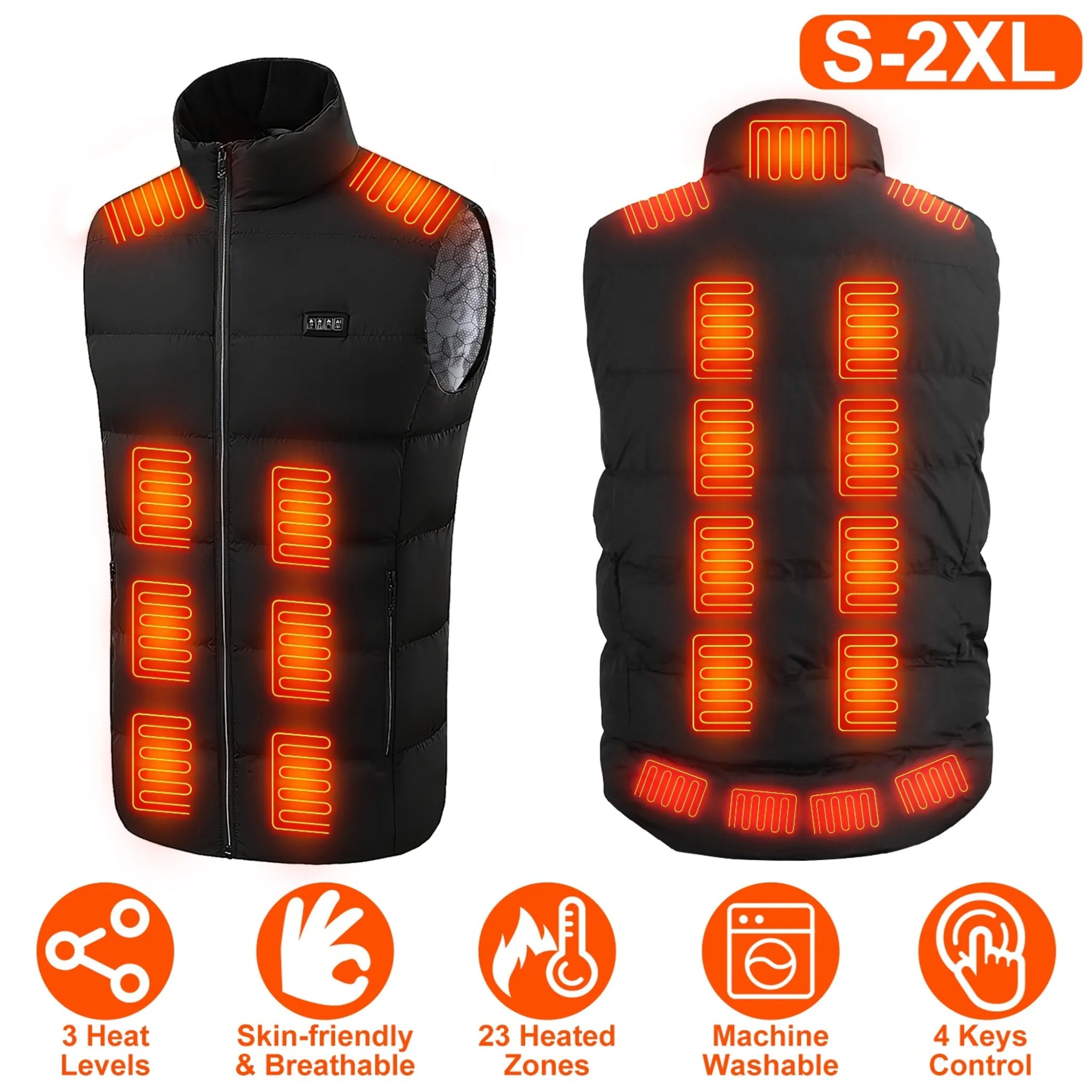 Heated Vest Men Women Heated - product type - NovaVisio