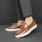 Italy Men Casual Shoes Summer Leather Loafers Office Shoes For Men Driving Moccasins Comfortable Slip on Party Fashion Shoes Men - product type - NovaVisio