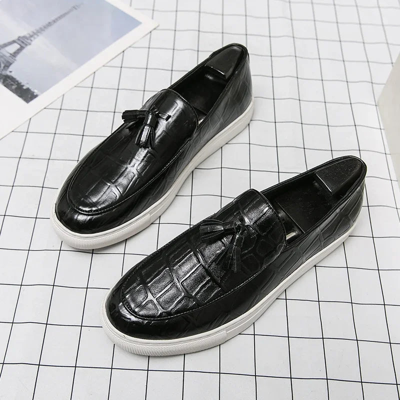 Italy Men Casual Shoes Summer Leather Loafers Office Shoes For Men Driving Moccasins Comfortable Slip on Party Fashion Shoes Men - product type - NovaVisio