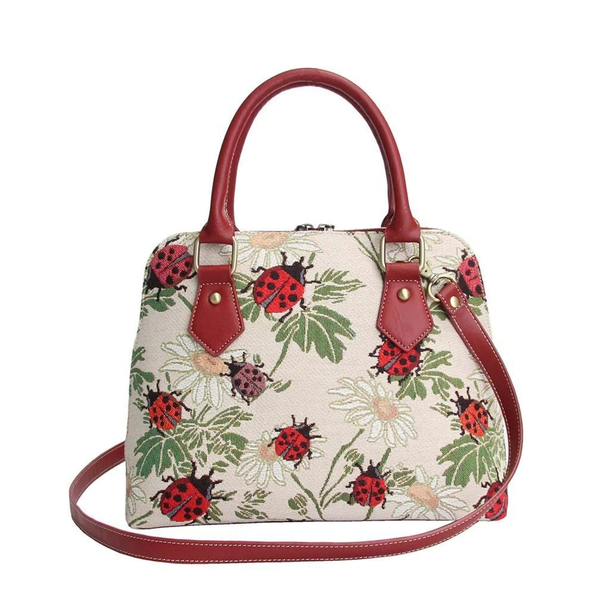 Ladybug Convertible Top Handle Purse Handbag - product type - NovaVisio