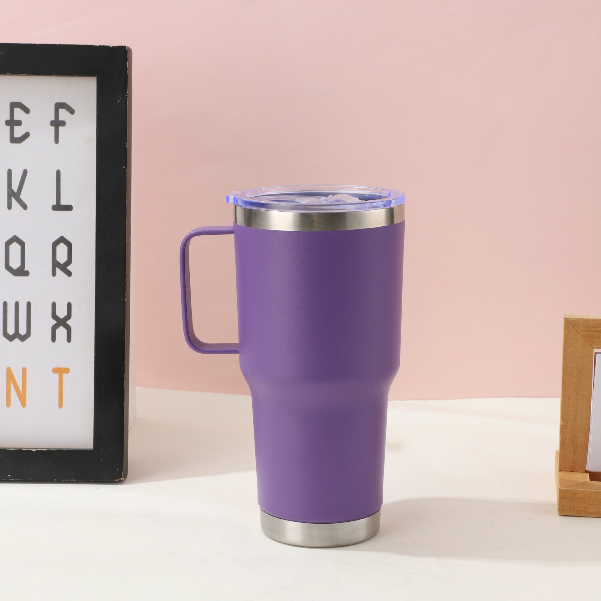 Large Capacity Vacuum Stainless Steel Handle Cup - product type - NovaVisio