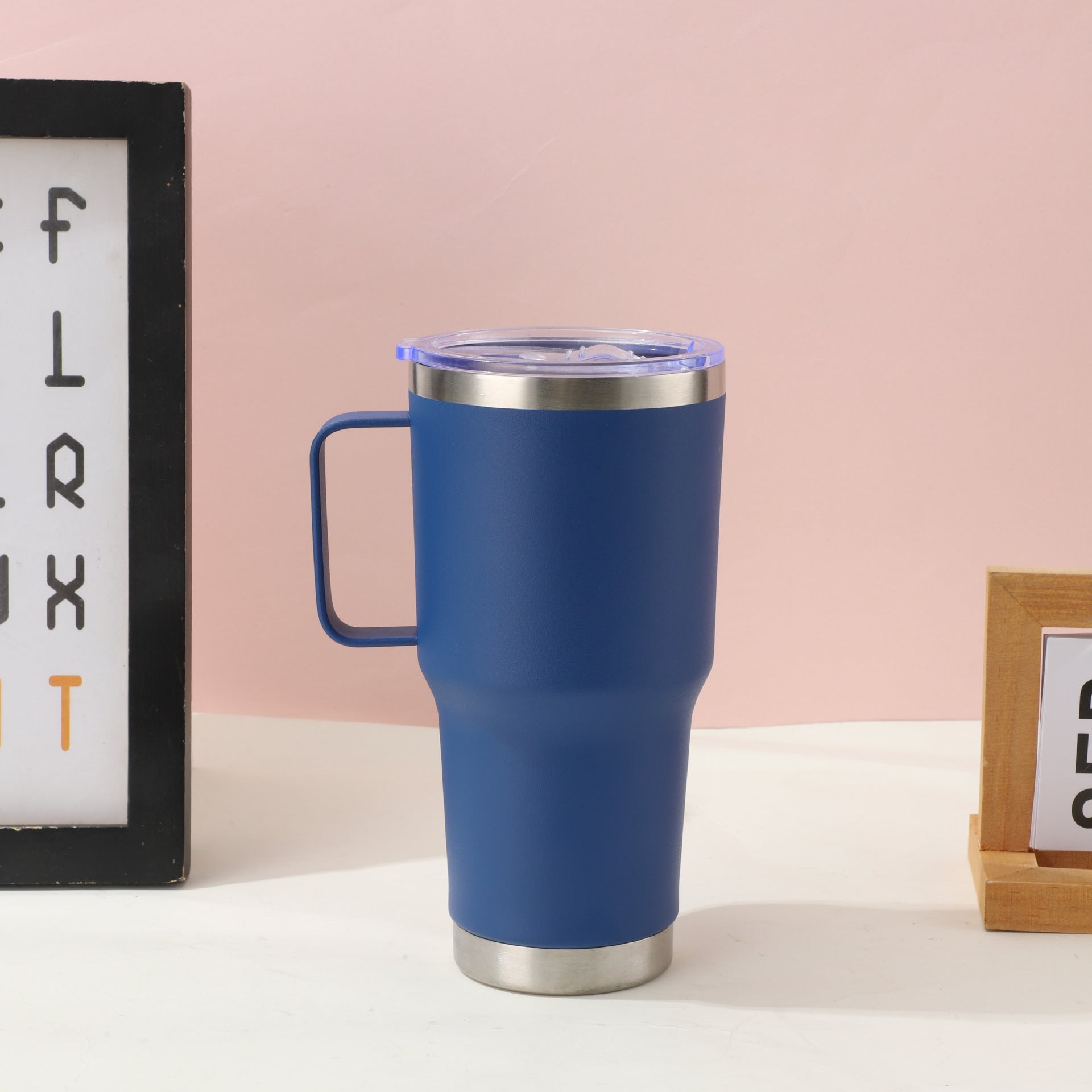 Large Capacity Vacuum Stainless Steel Handle Cup - product type - NovaVisio