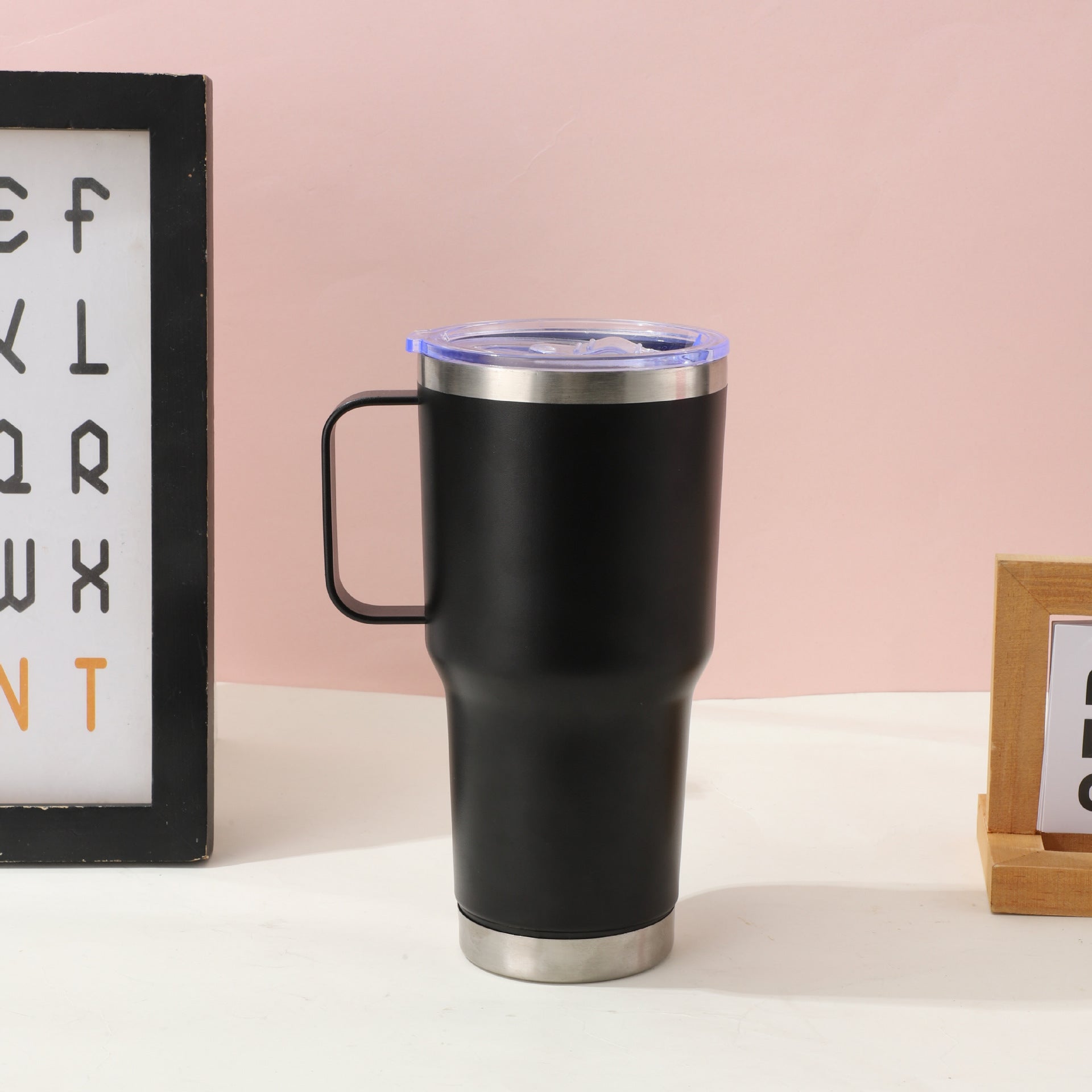 Large Capacity Vacuum Stainless Steel Handle Cup - product type - NovaVisio