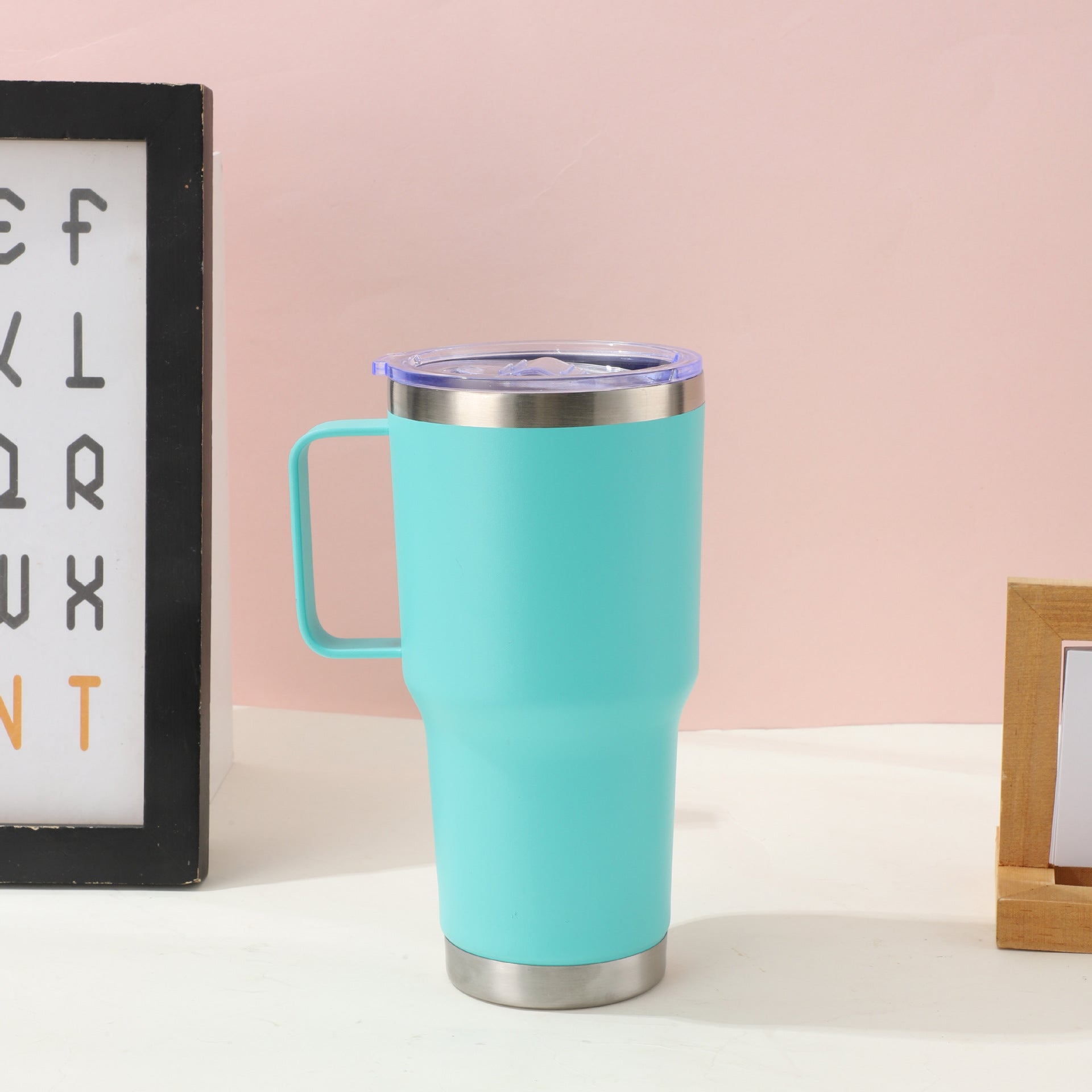 Large Capacity Vacuum Stainless Steel Handle Cup - product type - NovaVisio