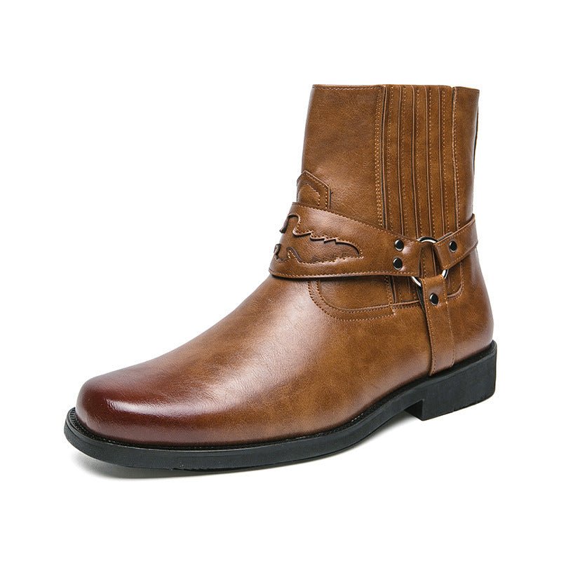 Large Size Western Style Men's Cowboy Boot - product type - NovaVisio