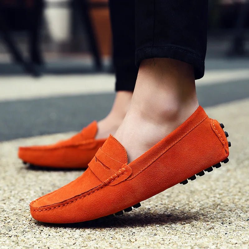 Men High Quality Leather Loafers Men Casual Shoes Moccasins Slip On Men's Flats Fashion Men Shoes Male Driving Shoes 2023 - product type - NovaVisio