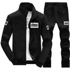 Men's Casual Tracksuit Set - Long Sleeve Jacket & Pants, 2 - Piece Sweatsuit - product type - NovaVisio
